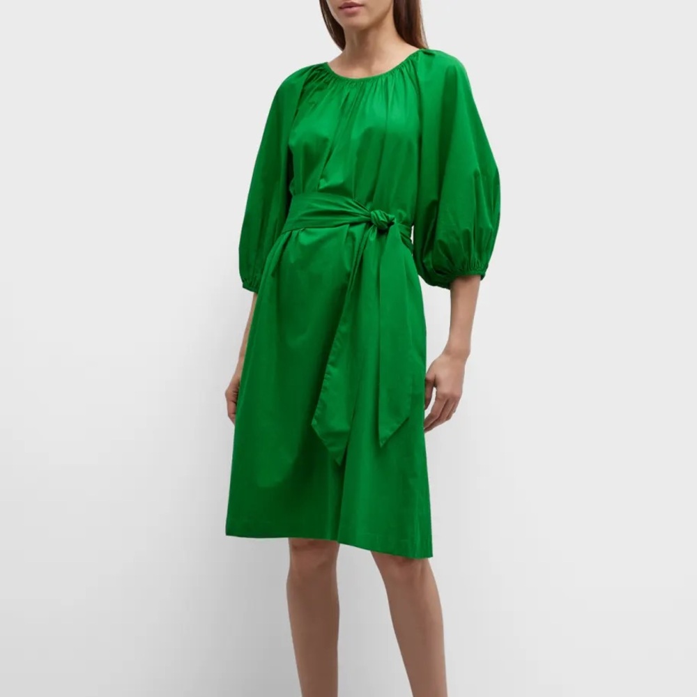 Frances Valentine Bliss Green Midi Dress XS NWT - Picture 2 of 5